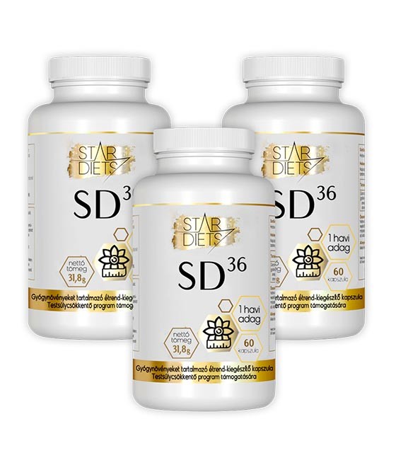 Stardiets SD36 fogyókúrás étrend-kiegészítő kapszula 60 db • Egészségbolt