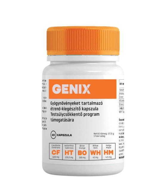 Genix kapszula 2x60db + Ajándék Radics Gigi Parfüm