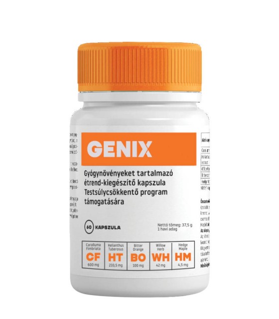Genix fogyókúrás étrend-kiegészítő kapszula 60db