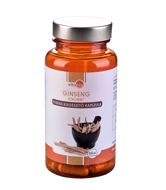 Vitamed Ginseng kivonat étrend-kiegészítő kapszula - 60db