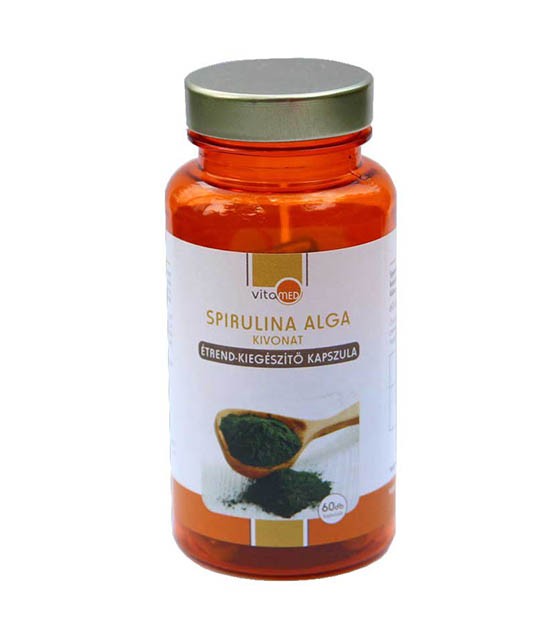 Vitamed Spirulina alga kivonat étrend-kiegészítő kapszula - 60db