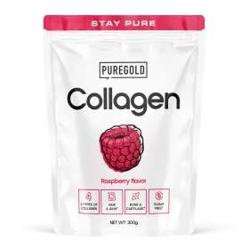 PureGold Marha kollagén italpor - Raspberry 300g