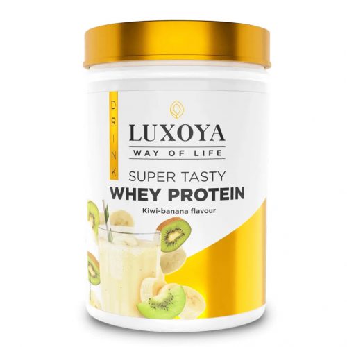 Luxoya Super Tasty Whey Protein kivi banán íz 30g