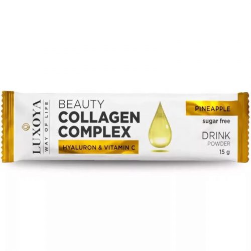 Luxoya Beauty Collagen Complex italpor ananász íz 15g