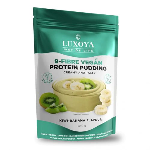 Luxoya Vegan Protein Puding Kivi-banán ízű 450g