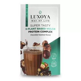   Luxoya vegán fehérje italpor 30 g - csokoládé-mogyoró ízű