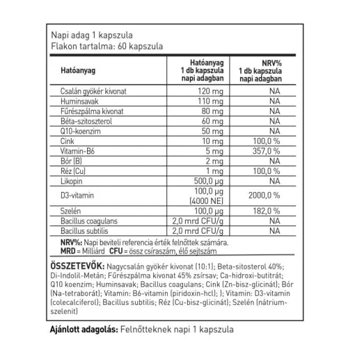 ProstaCell kapszula étrend-kiegészítő 60 db