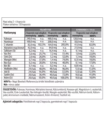 Huminiqum étrendkiegészítő kapszula - 120 db