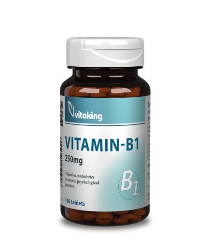 Vitaking B1 vitamin 250mg (100) tabletta