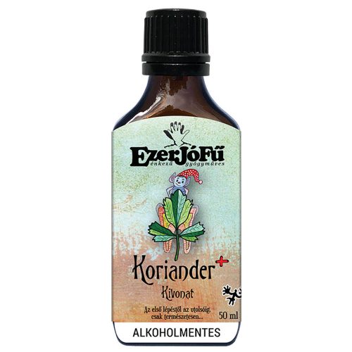 EzerJóFű Koriander+ alkoholmentes kivonat 50ml