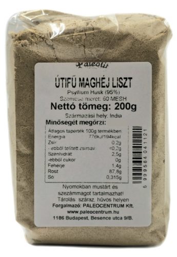 Paleolit Útifű maghéj liszt Psyllium Husk 200 g