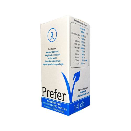 Herbaferm Prefer V étrend-kiegészítő vegán kapszula 14db