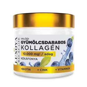   Luxoya Valódi Gyümölcsdarabos Kollagén Kékáfonya íz 300g