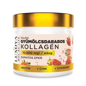 Ízletes eper ízű kollagén italpor hialuronsavval a mindennapi szépségápoláshoz. Rendeld meg a Luxoya Beauty Collagen Complex-et a VitalNatural-tól!