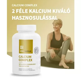 Válaszd az USA Medical Szerves Kalcium Komplexet! Kétféle szerves kalcium, D- és K2-vitamin alkotja ezt a prémium formulát az egészséges csontozatért.