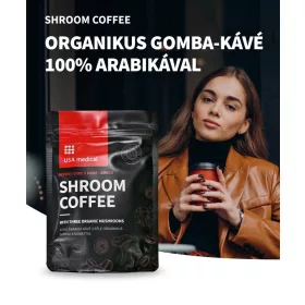 Gomba kávé 100% arabikával és 3 organikus gombakivonattal