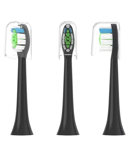 Fogkefefej Philips Sonicare elektromos fogkeféhez HX6064 - 4db - utángyártott, fekete