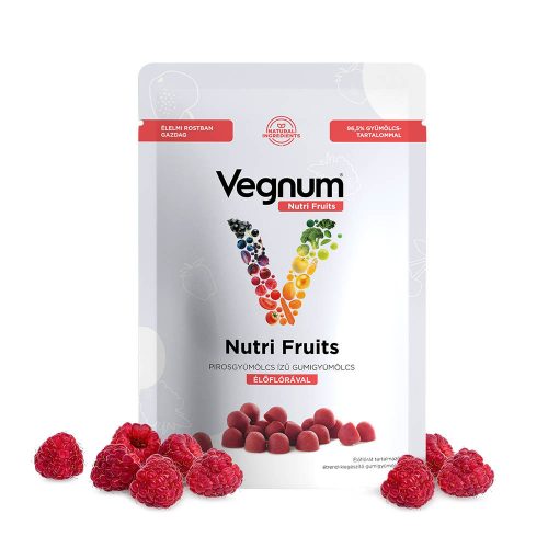 Vegnum NutriFruits-Pirosgyümölcs (élőflóra) - 30db
