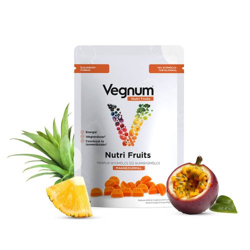 Vegnum NutriFruits magnéziummal trópusi gyümölcs íz - 30db