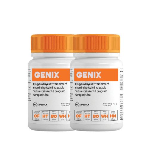 Genix fogyókúrás étrend-kiegészítő kapszula 2x60db