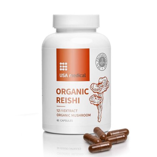 USA medical ORGANIC REISHI gomba kivonat kapszula 60 db