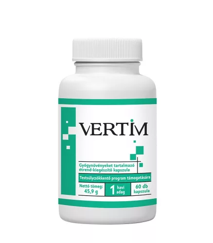 Vertim + Fat Burner étrend-kiegészítő kapszula 2x60+2x90 db