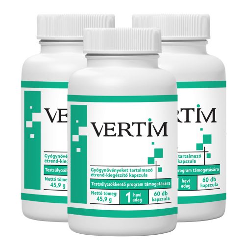 Vertim étrend-kiegészítő kapszula 3x60db